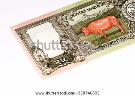 50 Nepalese rupee bank note. Nepalese rupee is the national currency of Nepal