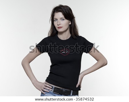 studio portrait of a beautiful woman on isolated on white background smoking addiction concept