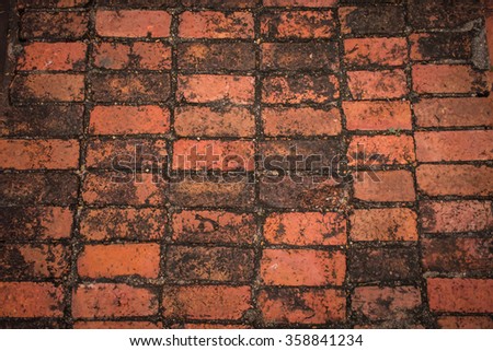 Ancient Red brick texture