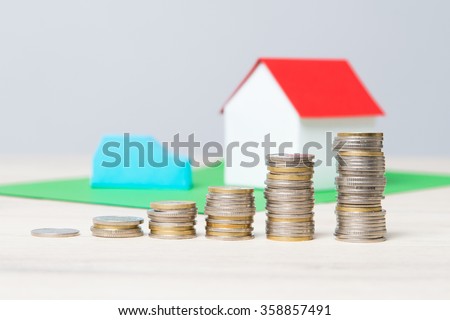 The rising cost of living. The increasing charges. Royalty-Free Stock Photo #358857491