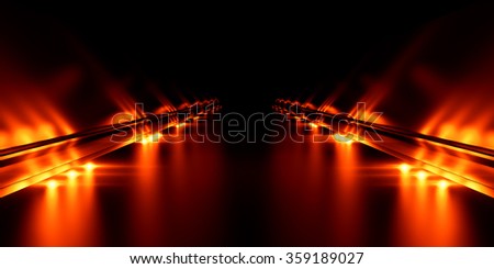 Abstract black background with illumination