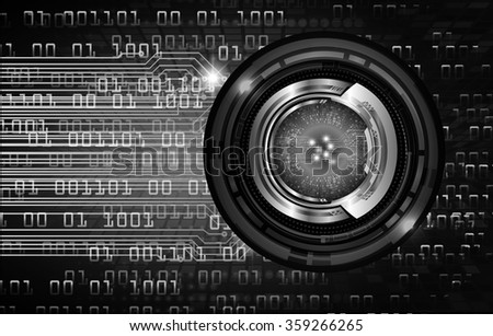 Dark black color Light Abstract Technology background for computer graphic website internet and business. circuit. vector illustration. infographics. motion move blur.neon. pixel. eye. scan virus
