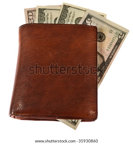 composition with money and miscellaneous accessories