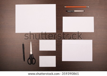 Template for branding identity. For graphic designers presentations and portfolios.