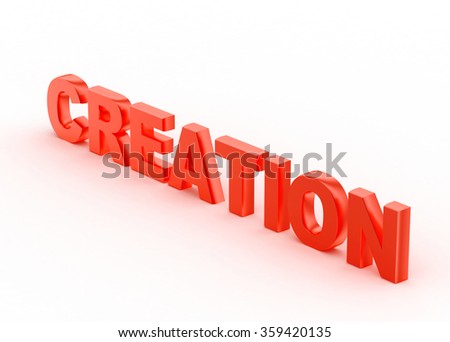 Creation concept