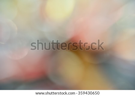 blurred light in warm tone background:blur of department store shopping concept:out of focus concept.blurry Christmas golden bubble lights wallpaper.glittering shine golden bronze display picture.