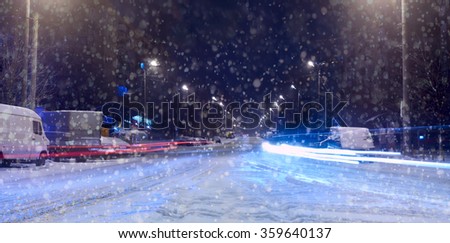 roadway winter