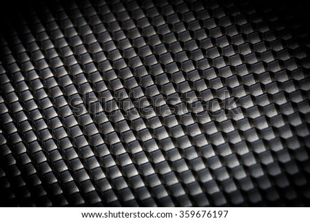 black metal honeycombs abstract background