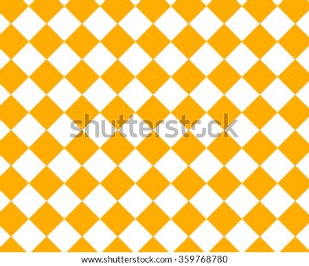 Orange and white checkered hypnotic pattern