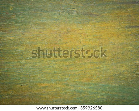 Flaking green paint ,old  faded Wood Background. Wooden texture.