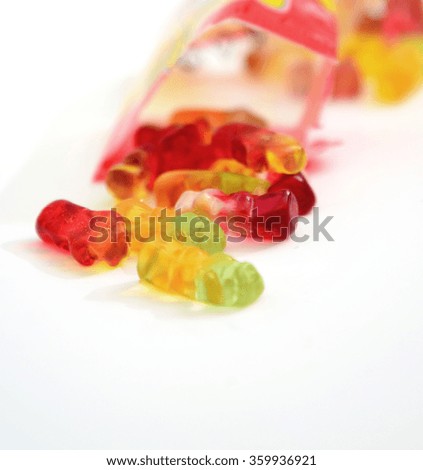 Picture of a Colorful Gummi Jelly Candies