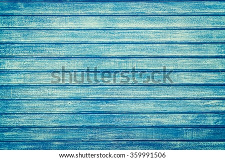 Vintage blue wood textures background - Vintage filter