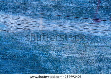 Blue plank of old wood
