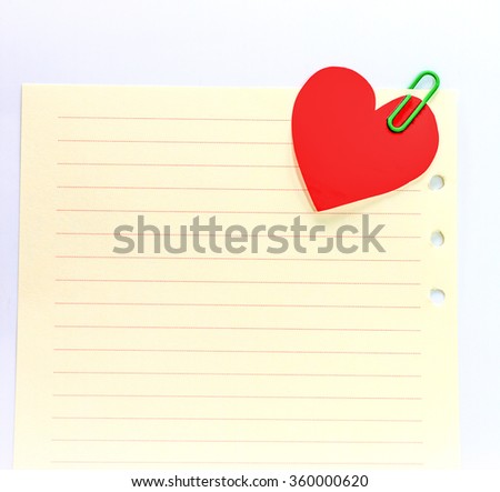 Love letter icon on white background