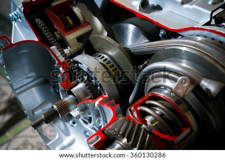 Clutch gearbox. The mechanism of transmission