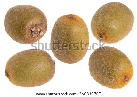 Kiwifruit multiple views isolated