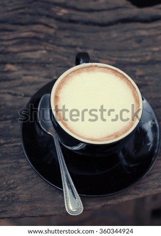 coffee cup vintage color