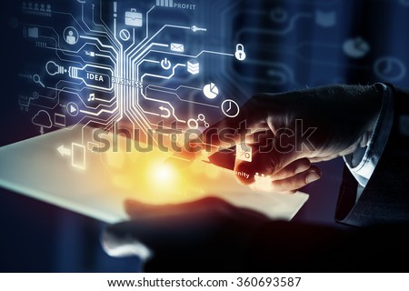 Cloud sharing and connection  Royalty-Free Stock Photo #360693587