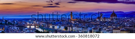 Florence, Italy - view of the city, panorama