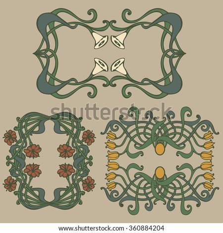 vintage style labels on different topics for decoration and design vector