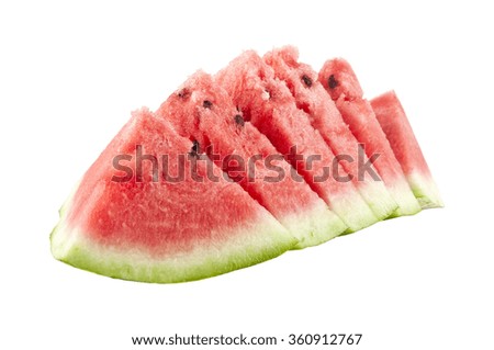 water-melon isolated on a white background
