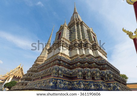 Wat Pho Temple  Bangkok  Thailand