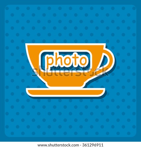 cup icon icon, vector illustration. Modern design. Flat design style