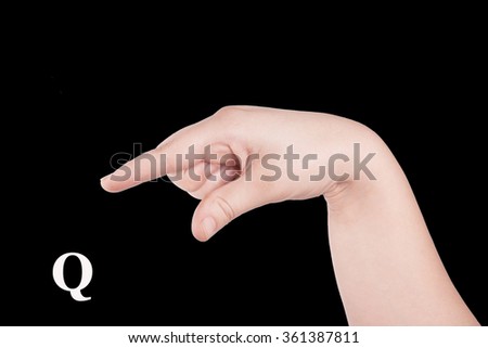 Finger Spelling the Alphabet in American Sign Language (ASL). The Letter O