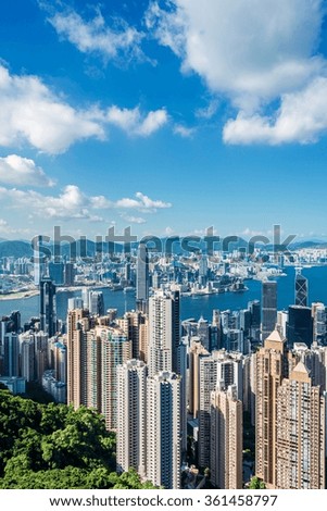 View of Hong Kong during the day