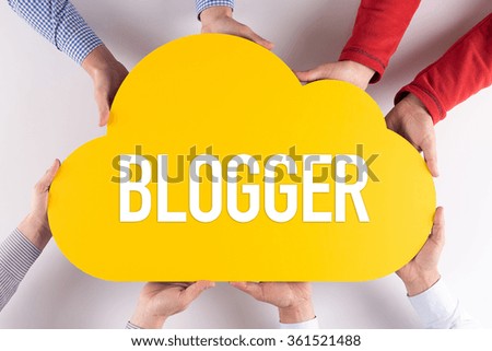 Group of People Cloud Technology BLOGGER Concept