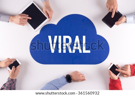 VIRAL Group of People Digital Devices Wireless Communication Concept