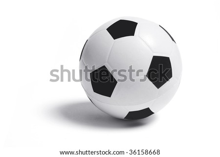 Soccer Ball on Isolated White Background