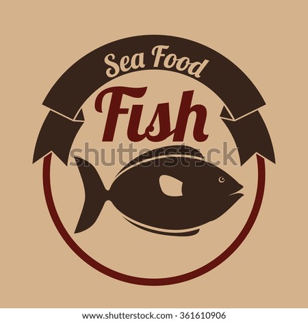 sea food fish design 