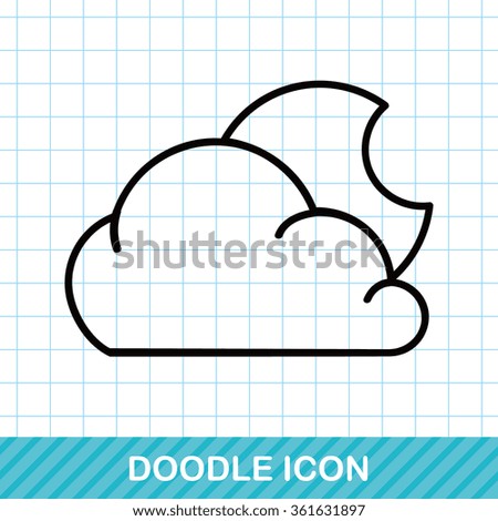weather cloud doodle