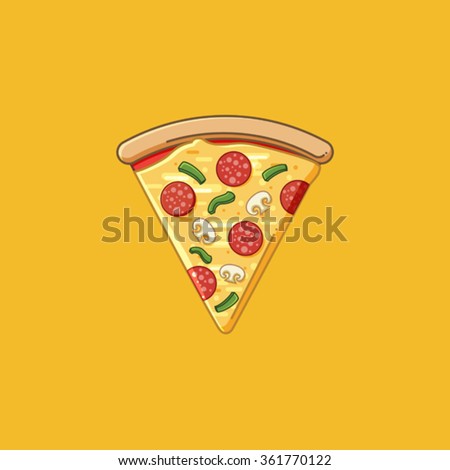 Simple Pizza slice