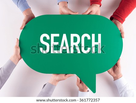 Group of People Message Talking Communication SEARCH Concept
