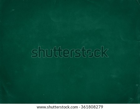 Green background. Chalkboard