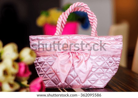 Colorful elegant handbag