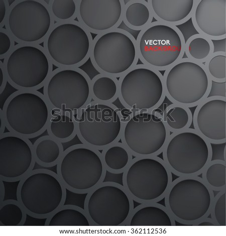 Modern Abstract Circle Vector Design