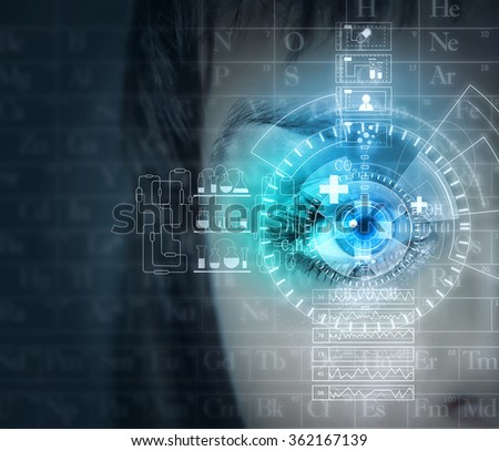 Female digital eye
