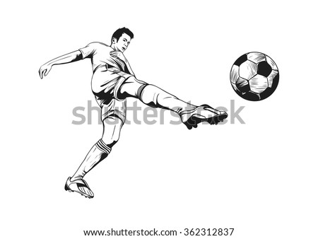 Vector Football Player
