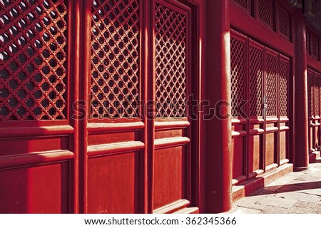 Old chinese door
