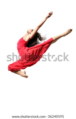 modern dancer poses in front of the white wall
