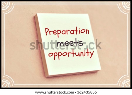 Text preparation meets opportunity on the short note texture background