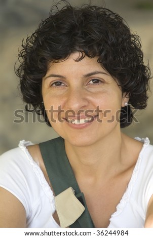 Portrait of a young pretty latin girl