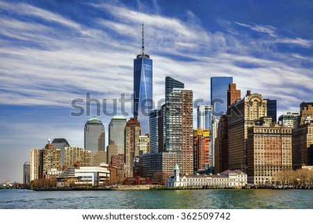 South-West View of Manhattan, New York