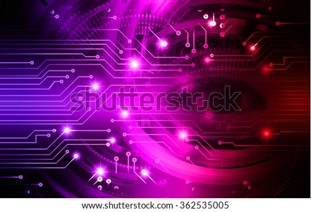 dark purple pink Light Abstract Technology background for computer graphic website internet and business. circuit. illustration.digital.infographics. binary code. zero one. vector.eye
