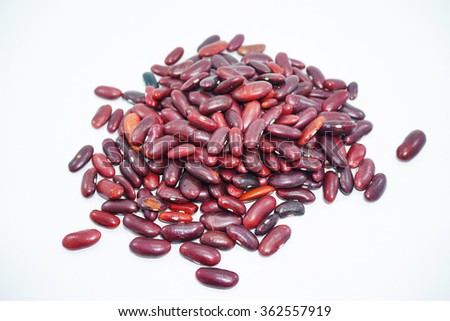 Azuki beans , Red beans . Kacang merah