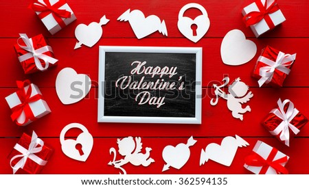 Celebrating Valentine's Day. Festive gift. Lovers of the heart. Beautiful background. Love. Insert text