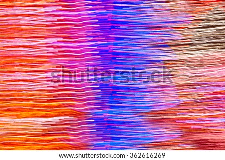 Moving colored lights background. Abstract backdrop in horizontal format